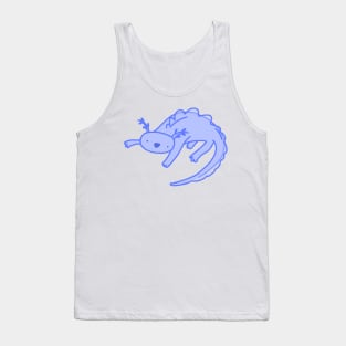 Blue Axolotl Tank Top